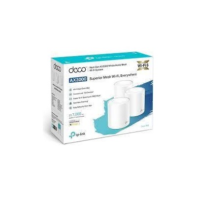 Домашня Mesh Wi-Fi система (3 шт у комплекті), арт. Deco X60(3-pack) TP-LINK Домашня Mesh Wi-Fi система (3 шт у комплекті), арт. Deco X60(3-pack) TP-LINK