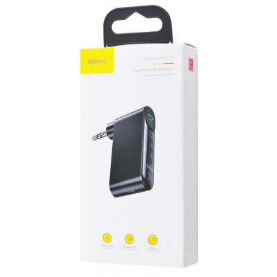 Адаптер AUX Baseus Qiyin Car Bluetooth Receiver (WXQY010001) black