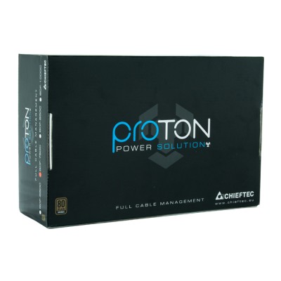 Блок живлення CHIEFTEC Proton (850W), >85%, 80+ Bronze, 140мм, 1xMB 24pin(20+4), 1xCPU 8pin(4+4), 1xCPU 8pin, 3xMolex, 9xSATA, 6