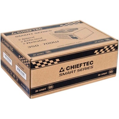 Блок живлення CHIEFTEC Smart (500W), >85%, 120мм, 1xMB 24pin(20+4), 1xCPU 8pin(4+4), 2xMolex, 3xSATA, 1xPCIe 8pin(6+2) (GPS-500A Блок живлення CHIEFTEC Smart (500W), >85%, 120мм, 1xMB 24pin(20+4), 1xCPU 8pin(4+4), 2xMolex, 3xSATA, 1xPCIe 8pin(6+2) (GPS-500A