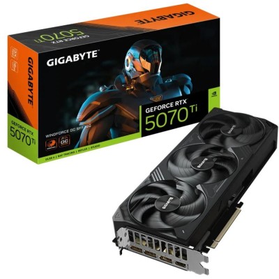 Відеокарта GIGABYTE GeForce RTX 5070 Ti 16GB GDDR7 WINDFORCE OC (GV-N507TWF3OC-16GD) Відеокарта GIGABYTE GeForce RTX 5070 Ti 16GB GDDR7 WINDFORCE OC (GV-N507TWF3OC-16GD)