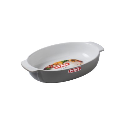 Форма с/к PYREX SIGNATURE 30x20 см /для запікання/овальна/керам/сірий (SG30OR4/7046) Форма с/к PYREX SIGNATURE 30x20 см /для запікання/овальна/керам/сірий (SG30OR4/7046)