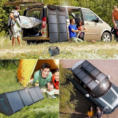 Портативна Сонячна панель Choetech 80W Портативна Сонячна панель Choetech 80W