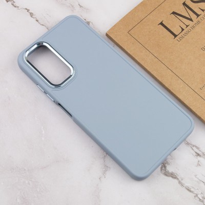 TPU чехол Bonbon Metal Style для Samsung Galaxy A13 4G Голубой / Mist blue TPU чехол Bonbon Metal Style для Samsung Galaxy A13 4G Голубой / Mist blue