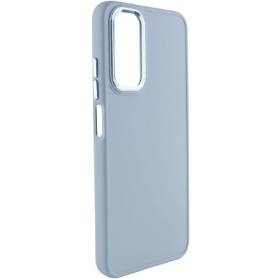TPU чехол Bonbon Metal Style для Samsung Galaxy A13 4G Голубой / Mist blue TPU чехол Bonbon Metal Style для Samsung Galaxy A13 4G Голубой / Mist blue