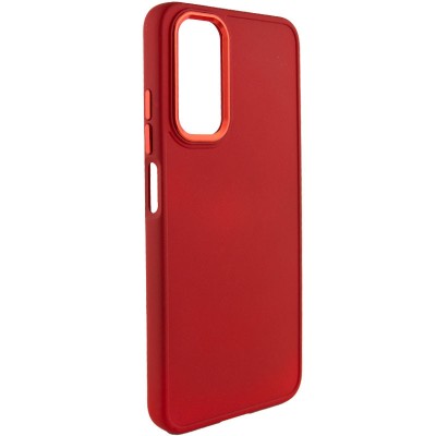 TPU чехол Bonbon Metal Style для Samsung Galaxy A13 4G Красный / Red TPU чехол Bonbon Metal Style для Samsung Galaxy A13 4G Красный / Red