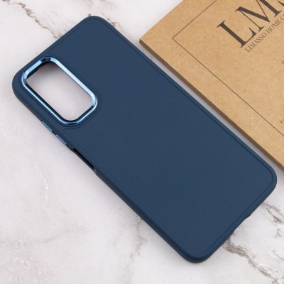 TPU чехол Bonbon Metal Style для Samsung Galaxy A13 4G Синий / Cosmos blue TPU чехол Bonbon Metal Style для Samsung Galaxy A13 4G Синий / Cosmos blue