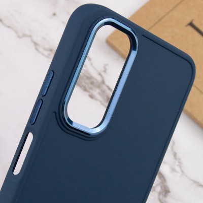 TPU чехол Bonbon Metal Style для Samsung Galaxy A13 4G Синий / Cosmos blue TPU чехол Bonbon Metal Style для Samsung Galaxy A13 4G Синий / Cosmos blue