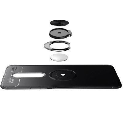 TPU чехол Deen ColorRing под магнитный держатель (opp) для OnePlus 8 Черный / Черный TPU чехол Deen ColorRing под магнитный держатель (opp) для OnePlus 8 Черный / Черный