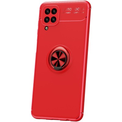 TPU чехол Deen ColorRing под магнитный держатель (opp) для Samsung Galaxy A12 / M12 Красный / Красный TPU чехол Deen ColorRing под магнитный держатель (opp) для Samsung Galaxy A12 / M12 Красный / Красный
