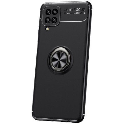 TPU чехол Deen ColorRing под магнитный держатель (opp) для Samsung Galaxy A12 Черный / Черный TPU чехол Deen ColorRing под магнитный держатель (opp) для Samsung Galaxy A12 Черный / Черный