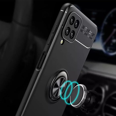 TPU чехол Deen ColorRing под магнитный держатель (opp) для Samsung Galaxy A12 Черный / Черный TPU чехол Deen ColorRing под магнитный держатель (opp) для Samsung Galaxy A12 Черный / Черный