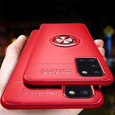 TPU чехол Deen ColorRing под магнитный держатель (opp) для Samsung Galaxy A31 Красный / Красный TPU чехол Deen ColorRing под магнитный держатель (opp) для Samsung Galaxy A31 Красный / Красный
