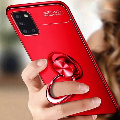 TPU чехол Deen ColorRing под магнитный держатель (opp) для Samsung Galaxy A31 Красный / Красный TPU чехол Deen ColorRing под магнитный держатель (opp) для Samsung Galaxy A31 Красный / Красный