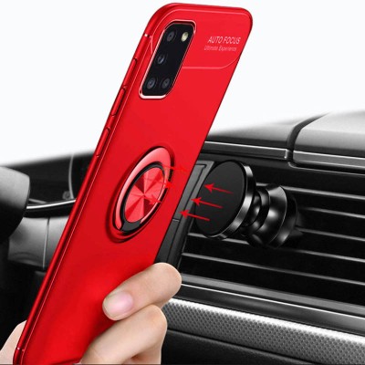 TPU чехол Deen ColorRing под магнитный держатель (opp) для Samsung Galaxy A31 Красный / Красный TPU чехол Deen ColorRing под магнитный держатель (opp) для Samsung Galaxy A31 Красный / Красный