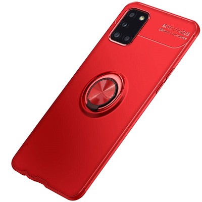 TPU чехол Deen ColorRing под магнитный держатель (opp) для Samsung Galaxy A31 Красный / Красный TPU чехол Deen ColorRing под магнитный держатель (opp) для Samsung Galaxy A31 Красный / Красный