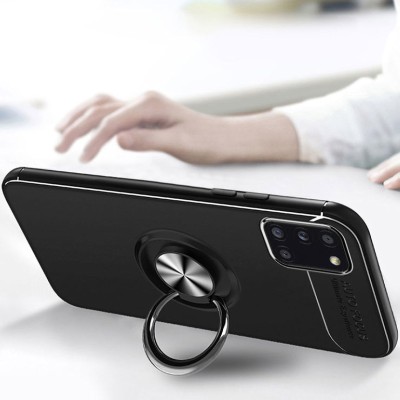 TPU чехол Deen ColorRing под магнитный держатель (opp) для Samsung Galaxy A31 Черный / Черный TPU чехол Deen ColorRing под магнитный держатель (opp) для Samsung Galaxy A31 Черный / Черный
