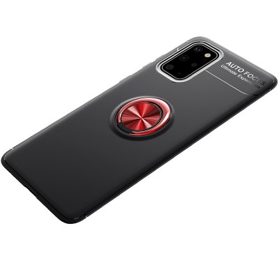 TPU чехол Deen ColorRing под магнитный держатель (opp) для Samsung Galaxy S20 Черный / Красный TPU чехол Deen ColorRing под магнитный держатель (opp) для Samsung Galaxy S20 Черный / Красный