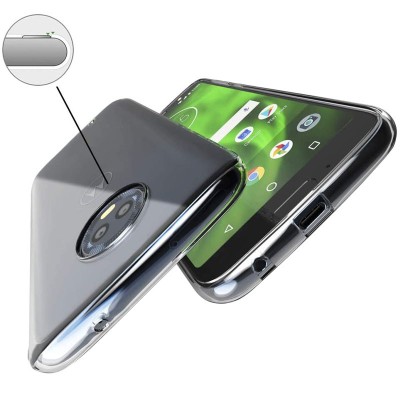 TPU чехол Epic Transparent 1,0mm для Motorola Moto G6 Бесцветный (прозрачный)