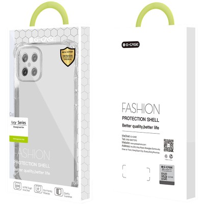 TPU чехол G-Case Lcy Resistant для Apple iPhone 12 mini (5.4") Прозрачный TPU чехол G-Case Lcy Resistant для Apple iPhone 12 mini (5.4") Прозрачный