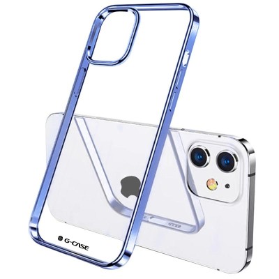 TPU чехол G-Case Shiny Series для Apple iPhone 12 mini (5.4") Синий TPU чехол G-Case Shiny Series для Apple iPhone 12 mini (5.4") Синий