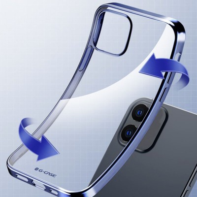 TPU чехол G-Case Shiny Series для Apple iPhone 12 mini (5.4") Синий TPU чехол G-Case Shiny Series для Apple iPhone 12 mini (5.4") Синий