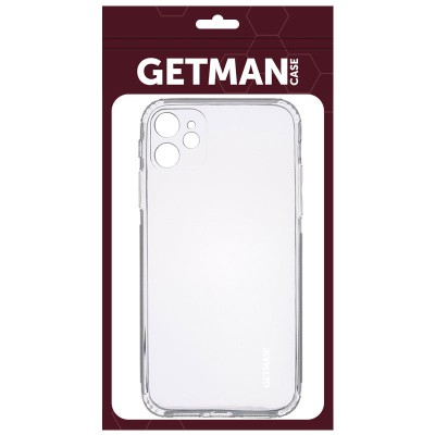 TPU чехол GETMAN Clear 1,0 mm для Apple iPhone 13 (6.1") Бесцветный (прозрачный) TPU чехол GETMAN Clear 1,0 mm для Apple iPhone 13 (6.1") Бесцветный (прозрачный)