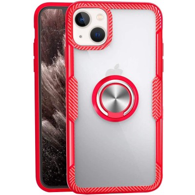 TPU+PC чехол Deen CrystalRing for Magnet (opp) для Apple iPhone 13 mini (5.4") Бесцветный / Красный - 0 TPU+PC чехол Deen CrystalRing for Magnet (opp) для Apple iPhone 13 mini (5.4") Бесцветный / Красный - 0