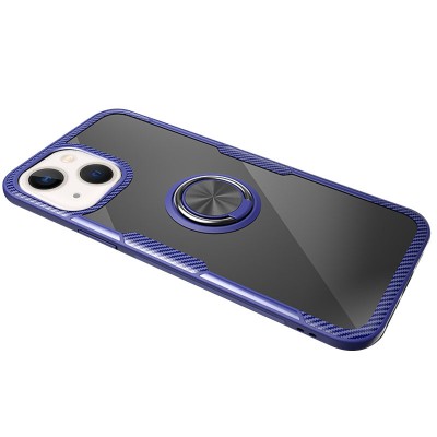 TPU+PC чехол Deen CrystalRing for Magnet (opp) для Apple iPhone 13 mini (5.4") Бесцветный / Синий - 0 TPU+PC чехол Deen CrystalRing for Magnet (opp) для Apple iPhone 13 mini (5.4") Бесцветный / Синий - 0