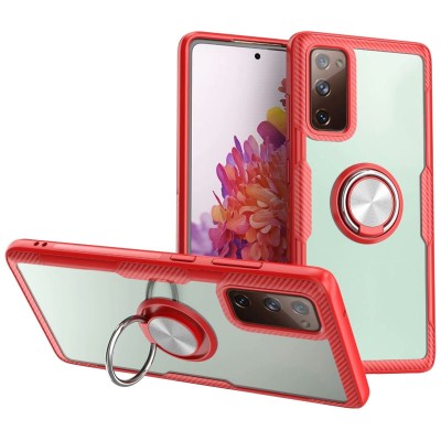 TPU+PC чехол Deen CrystalRing for Magnet (opp) для Samsung Galaxy Note 20 Бесцветный / Красный - 0 TPU+PC чехол Deen CrystalRing for Magnet (opp) для Samsung Galaxy Note 20 Бесцветный / Красный - 0