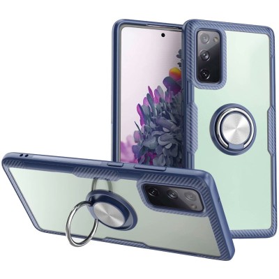 TPU+PC чехол Deen CrystalRing for Magnet (opp) для Samsung Galaxy Note 20 Бесцветный / Темно-синий - 0 TPU+PC чехол Deen CrystalRing for Magnet (opp) для Samsung Galaxy Note 20 Бесцветный / Темно-синий - 0