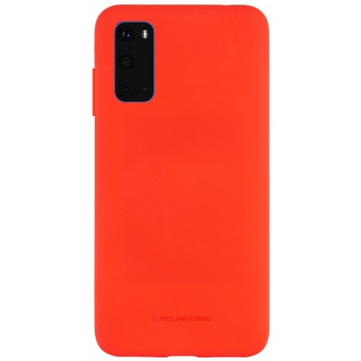 TPU чехол Molan Cano Smooth для Samsung Galaxy S20 Красный TPU чехол Molan Cano Smooth для Samsung Galaxy S20 Красный