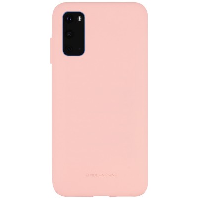 TPU чехол Molan Cano Smooth для Samsung Galaxy S20 Розовый TPU чехол Molan Cano Smooth для Samsung Galaxy S20 Розовый