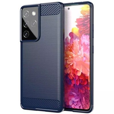TPU чехол Slim Series для Samsung Galaxy S21 Ultra Синий TPU чехол Slim Series для Samsung Galaxy S21 Ultra Синий
