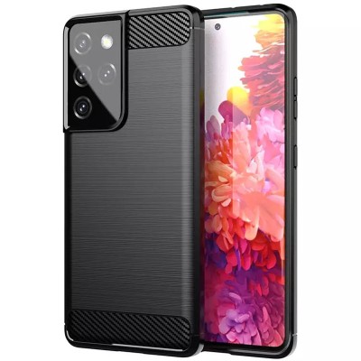 TPU чехол Slim Series для Samsung Galaxy S21 Ultra Черный TPU чехол Slim Series для Samsung Galaxy S21 Ultra Черный