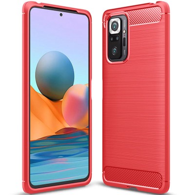 TPU чехол Slim Series для Xiaomi Redmi Note 10 Pro / 10 Pro Max Красный TPU чехол Slim Series для Xiaomi Redmi Note 10 Pro / 10 Pro Max Красный