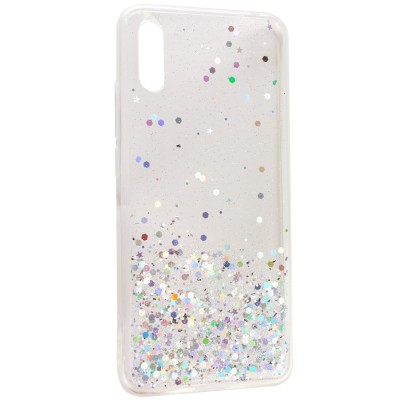 TPU чехол Star Glitter для Xiaomi Redmi 9A Прозрачный TPU чехол Star Glitter для Xiaomi Redmi 9A Прозрачный