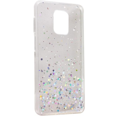 TPU чехол Star Glitter для Xiaomi Redmi Note 9s / Note 9 Pro / Note 9 Pro Max Прозрачный TPU чехол Star Glitter для Xiaomi Redmi Note 9s / Note 9 Pro / Note 9 Pro Max Прозрачный