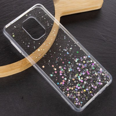 TPU чехол Star Glitter для Xiaomi Redmi Note 9s / Note 9 Pro / Note 9 Pro Max Прозрачный TPU чехол Star Glitter для Xiaomi Redmi Note 9s / Note 9 Pro / Note 9 Pro Max Прозрачный