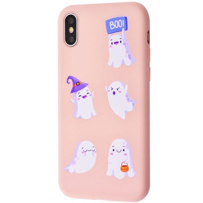 TPU чехол WAVE Fancy для Apple iPhone X / XS (5.8") Ghosts / Pink sand TPU чехол WAVE Fancy для Apple iPhone X / XS (5.8") Ghosts / Pink sand