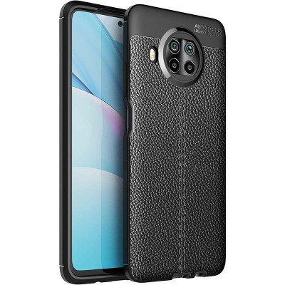 TPU чехол фактурный (с имитацией кожи) для Xiaomi Mi 10T Lite / Redmi Note 9 Pro 5G Черный TPU чехол фактурный (с имитацией кожи) для Xiaomi Mi 10T Lite / Redmi Note 9 Pro 5G Черный