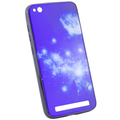TPU+Glass чехол Fantasy с глянцевыми торцами для Xiaomi Redmi 5A Лунная ночь TPU+Glass чехол Fantasy с глянцевыми торцами для Xiaomi Redmi 5A Лунная ночь