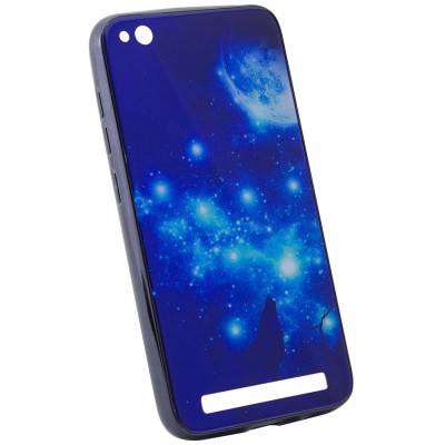 TPU+Glass чехол Fantasy с глянцевыми торцами для Xiaomi Redmi 5A Лунная ночь TPU+Glass чехол Fantasy с глянцевыми торцами для Xiaomi Redmi 5A Лунная ночь