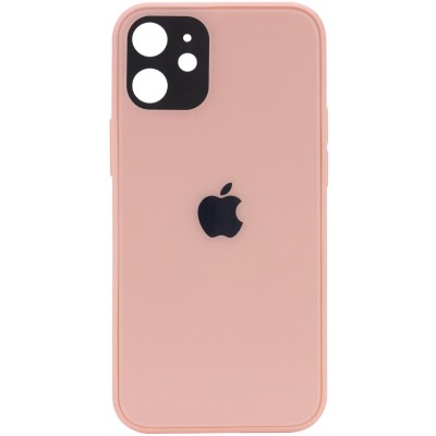 TPU+Glass чехол GLOSSY Logo Full camera для Apple iPhone 12 mini (5.4") Розовый TPU+Glass чехол GLOSSY Logo Full camera для Apple iPhone 12 mini (5.4") Розовый