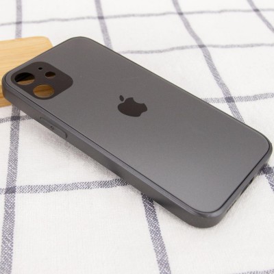 TPU+Glass чехол GLOSSY Logo Full camera для Apple iPhone 12 mini (5.4") Серый TPU+Glass чехол GLOSSY Logo Full camera для Apple iPhone 12 mini (5.4") Серый
