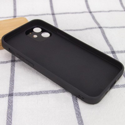 TPU+Glass чехол GLOSSY Logo Full camera для Apple iPhone 12 mini (5.4") Черный TPU+Glass чехол GLOSSY Logo Full camera для Apple iPhone 12 mini (5.4") Черный