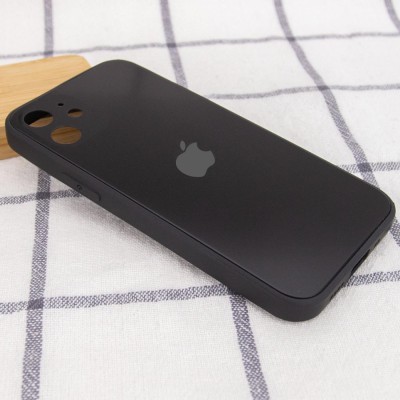 TPU+Glass чехол GLOSSY Logo Full camera для Apple iPhone 12 mini (5.4") Черный TPU+Glass чехол GLOSSY Logo Full camera для Apple iPhone 12 mini (5.4") Черный