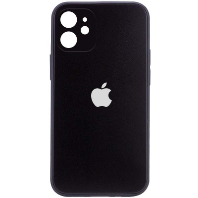 TPU+Glass чехол Matte Candy Full camera для Apple iPhone 12 (6.1") Черный TPU+Glass чехол Matte Candy Full camera для Apple iPhone 12 (6.1") Черный