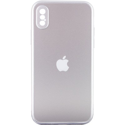 TPU+Glass чехол Matte Candy Full camera для Apple iPhone X / XS (5.8") Белый TPU+Glass чехол Matte Candy Full camera для Apple iPhone X / XS (5.8") Белый