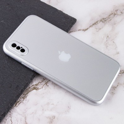 TPU+Glass чехол Matte Candy Full camera для Apple iPhone X / XS (5.8") Белый TPU+Glass чехол Matte Candy Full camera для Apple iPhone X / XS (5.8") Белый